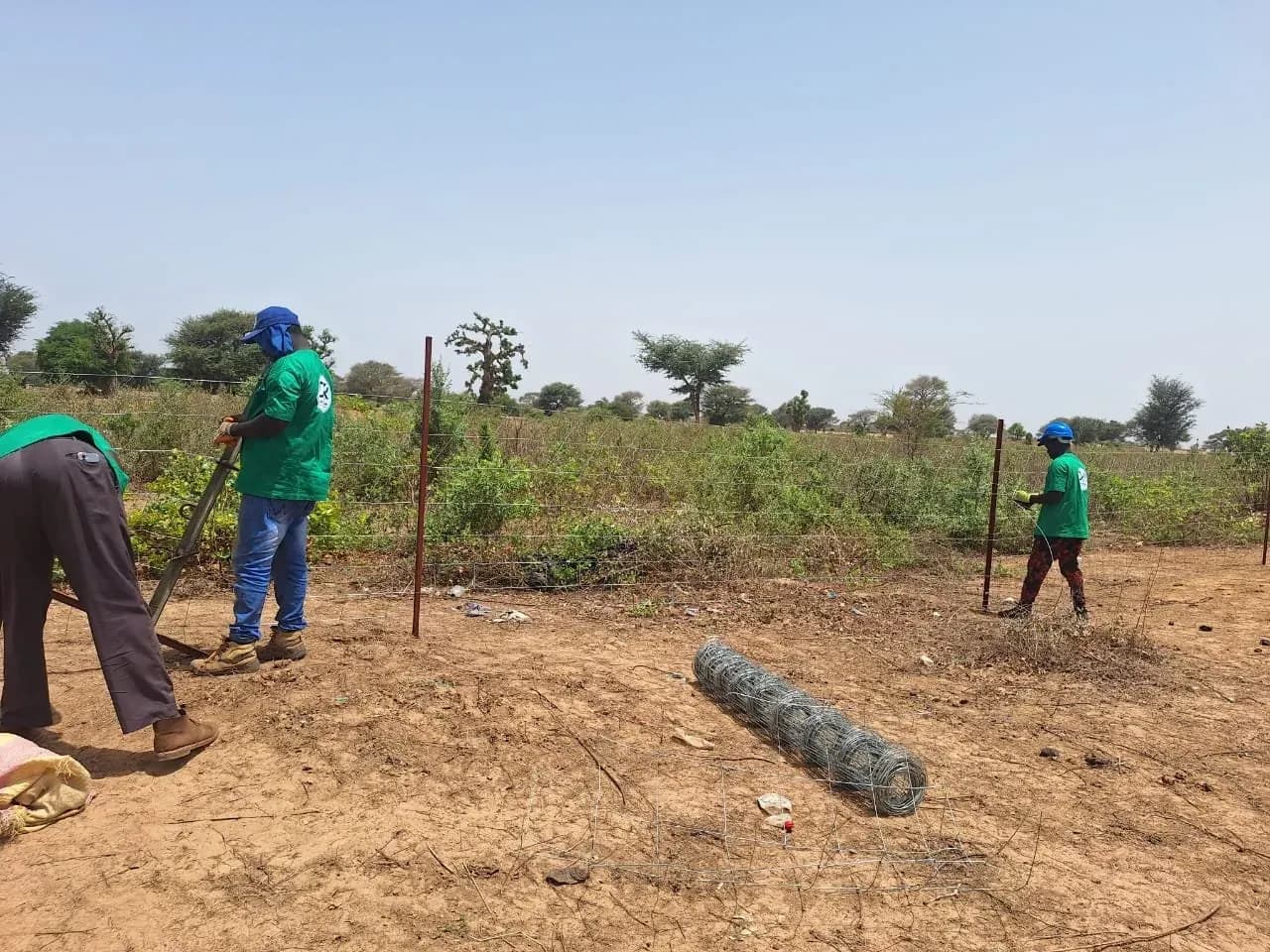 Fence installation site in Thiès, photo 7 of 11