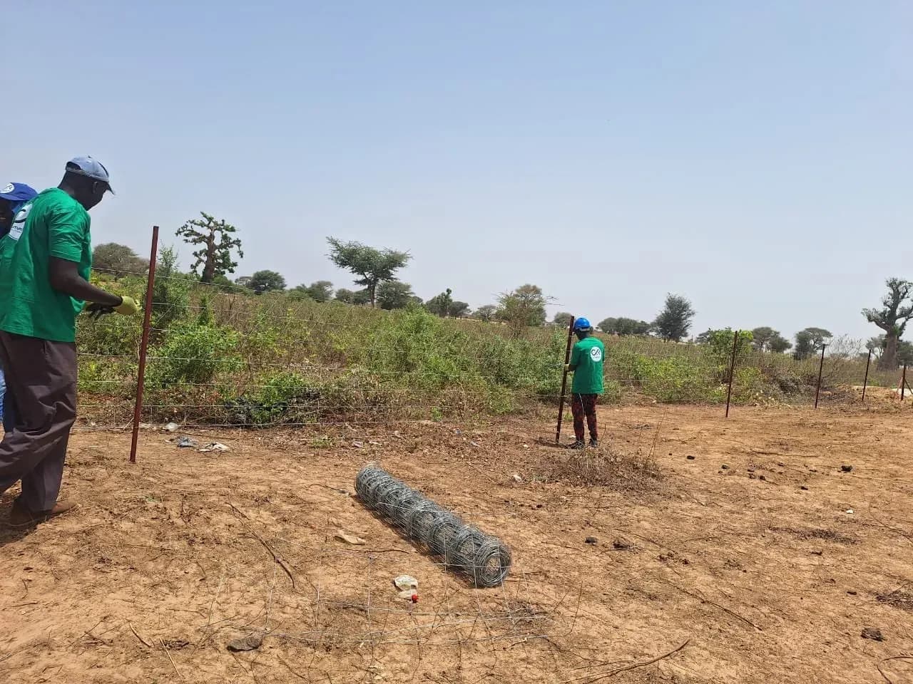 Fence installation site in Thiès, photo 2 of 11
